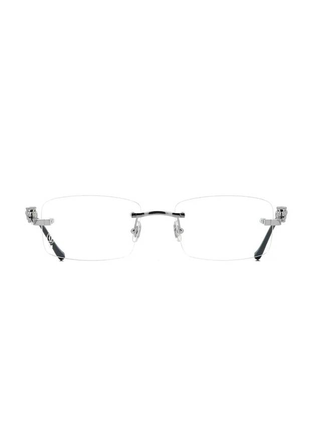 Rectangular Rimless Glasses CT0281O 002 - CARTIER - BALAAN 1