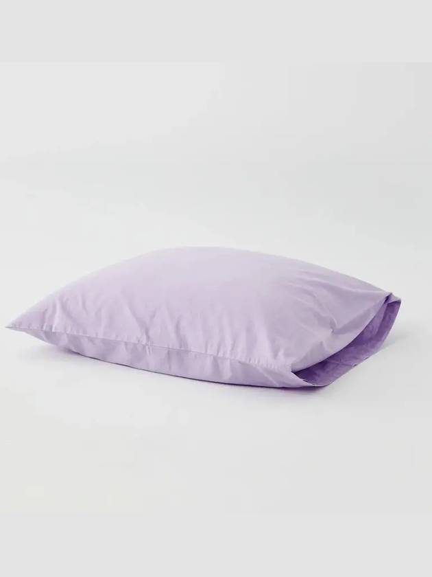 Percale pillow cases Lavender 50X70 - TEKLA - BALAAN 2