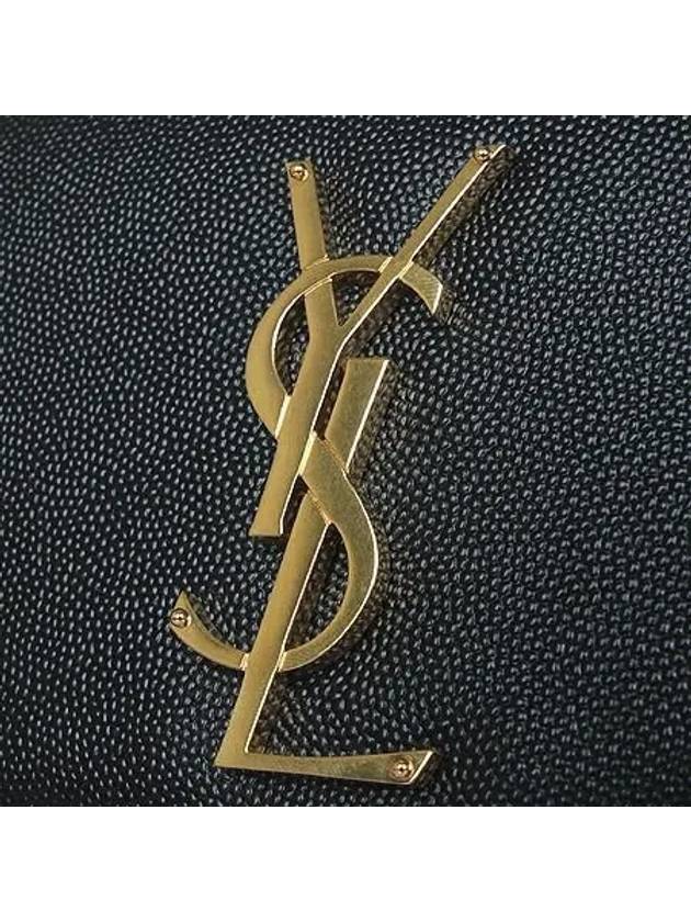 326079 Gold logo grand de poudre leather KATE clutch bag - SAINT LAURENT - BALAAN 4