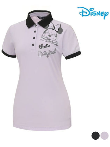 Female character short sleeve t shirt DM2LTS040 - DISNEY GOLF - BALAAN 1