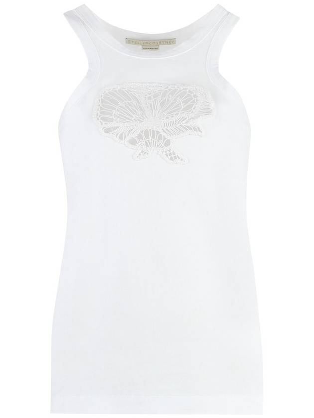 floral embroidery tank top 6J02783SPY59 - STELLA MCCARTNEY - BALAAN 2