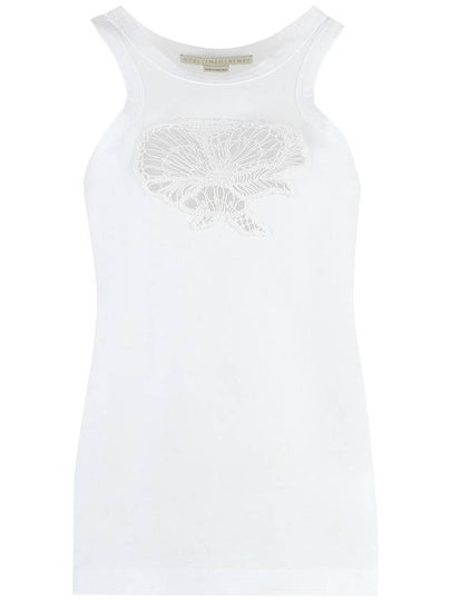 floral embroidery tank top 6J02783SPY59 - STELLA MCCARTNEY - BALAAN 2