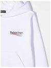 Kids Logo Print Hoodie 558143 TIVB4 9040 - BALENCIAGA - BALAAN 4