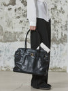 CLASSIC BELT SHOPPER BAG BLACK - ANOETIC - BALAAN 7