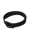 Intrecciato Leather Belt Navy - BOTTEGA VENETA - BALAAN 4