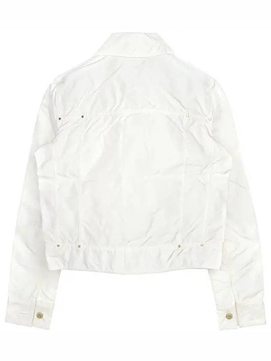 Kang Hyuk Off White Airbag Stud Trucker Jacket RMA23SSJK012 OFFWHITE - KANGHYUK - BALAAN 2