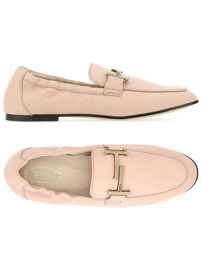 Women's Double T Loafers Pink - TOD'S - BALAAN 2