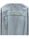 Back Logo Denim Cotton Long Sleeve Shirt Blue - WOOYOUNGMI - BALAAN 6