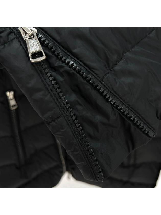 Black Waffen Rider Padded Jacket Size 5 - MONCLER - BALAAN 9