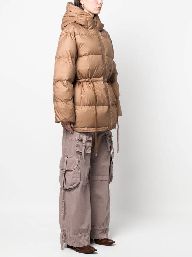 High-neck Puffer Padding Brown - ACNE STUDIOS - BALAAN 4