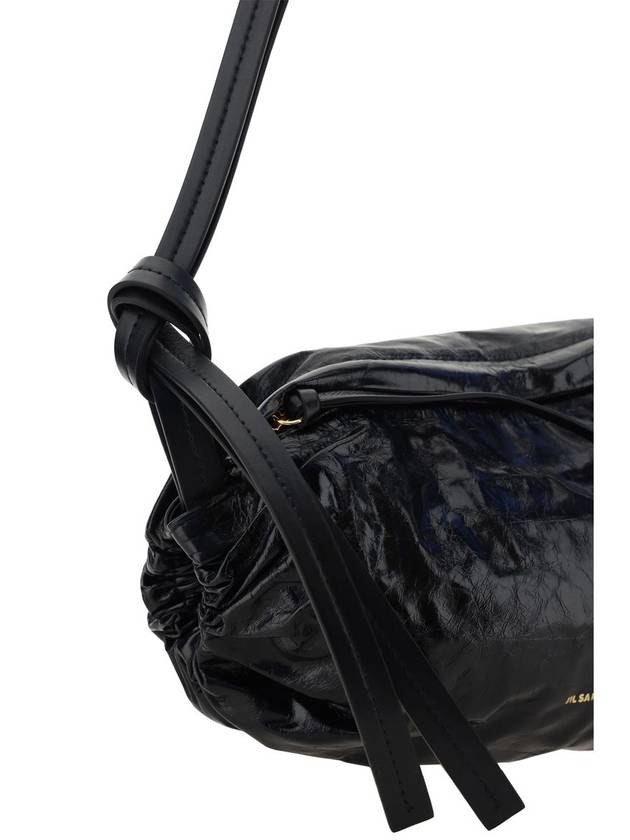 Cushion Leather Shoulder Bag Black - JIL SANDER - BALAAN 3