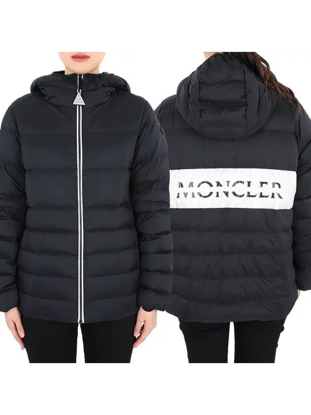 Women's Pluvis Short Down Padding Black - MONCLER - BALAAN 3