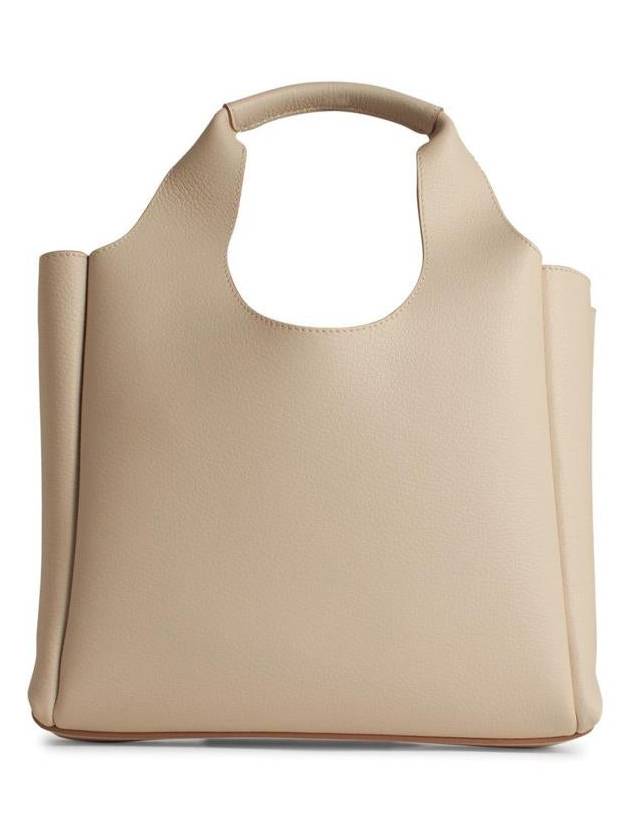 Hogan Ivory Leather Shopping Bag - HOGAN - BALAAN 3