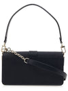 Greenwich Saffiano Medium Shoulder Bag Black - MICHAEL KORS - BALAAN 4