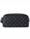 Dopp Kit Toilet Monogram Eclipse Pouch Bag Black - LOUIS VUITTON - BALAAN 2