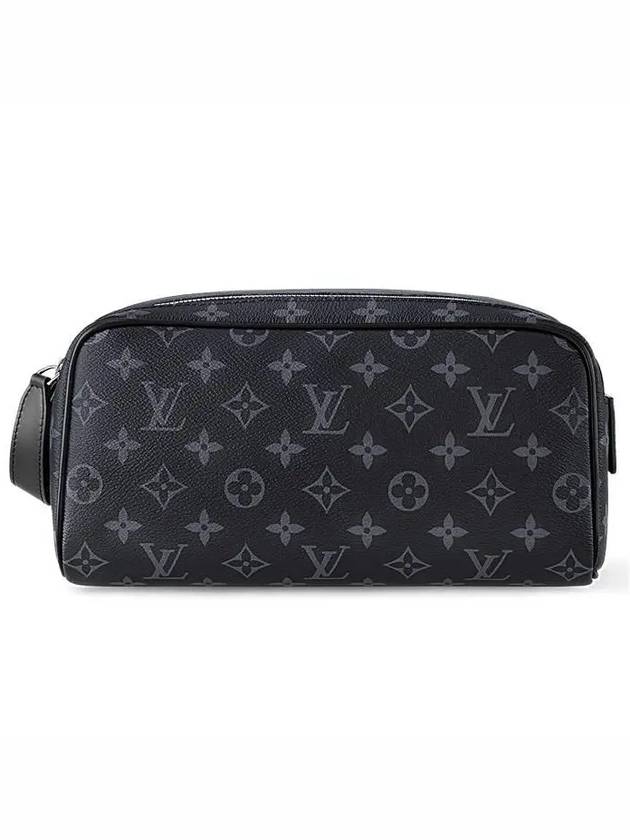 Dopp Kit Monogram Eclipse Pouch Bag Black - LOUIS VUITTON - BALAAN 2