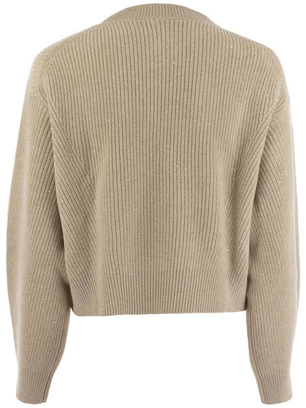 24FW Sweater MBM756900 C505 Beige - BRUNELLO CUCINELLI - BALAAN 3