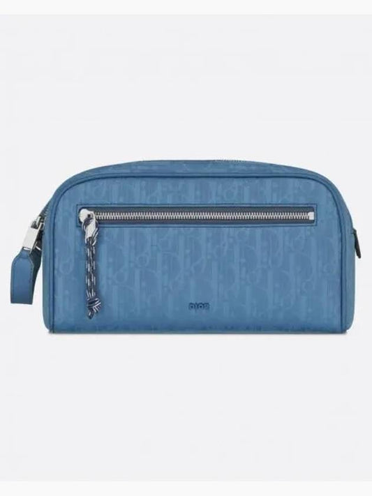 Toiletry Oblique Parley Ocean Plastic Clutch Bag Blue - DIOR - BALAAN 2