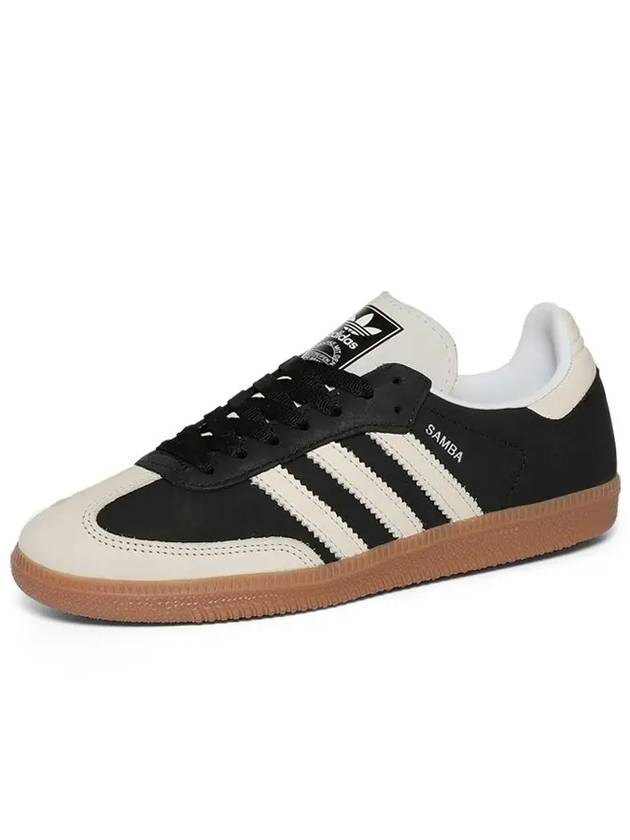 Samba OG Low Top Sneakers Black Wonder White - ADIDAS - BALAAN 6