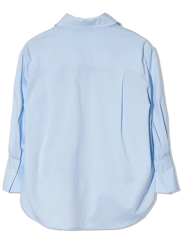 RinkleFree Open Collar Shirt Sky Blue - LESEIZIEME - BALAAN 10