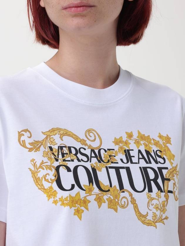 T-shirt con logo barocco Versace Jeans Couture - VERSACE - BALAAN 3