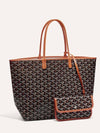 Saint Louis Saint Louis PM Tote Bag Black Tan - GOYARD - BALAAN 2