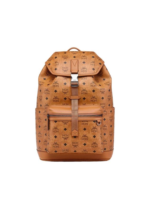 Brandenburg Medium Visetos Backpack Brown - MCM - BALAAN 1