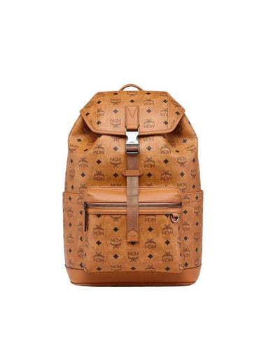 Brandenburg Medium Visetos Backpack Brown - MCM - BALAAN 1