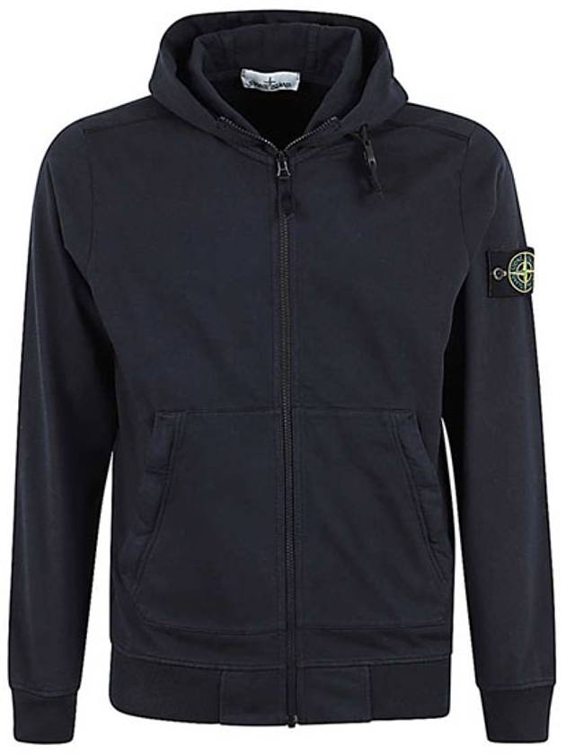 Waffen Patch Zip Up Hoodie Navy - STONE ISLAND - BALAAN 2