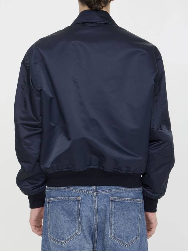 Technical Twill Bomber Jacket Navy - DIOR - BALAAN 5