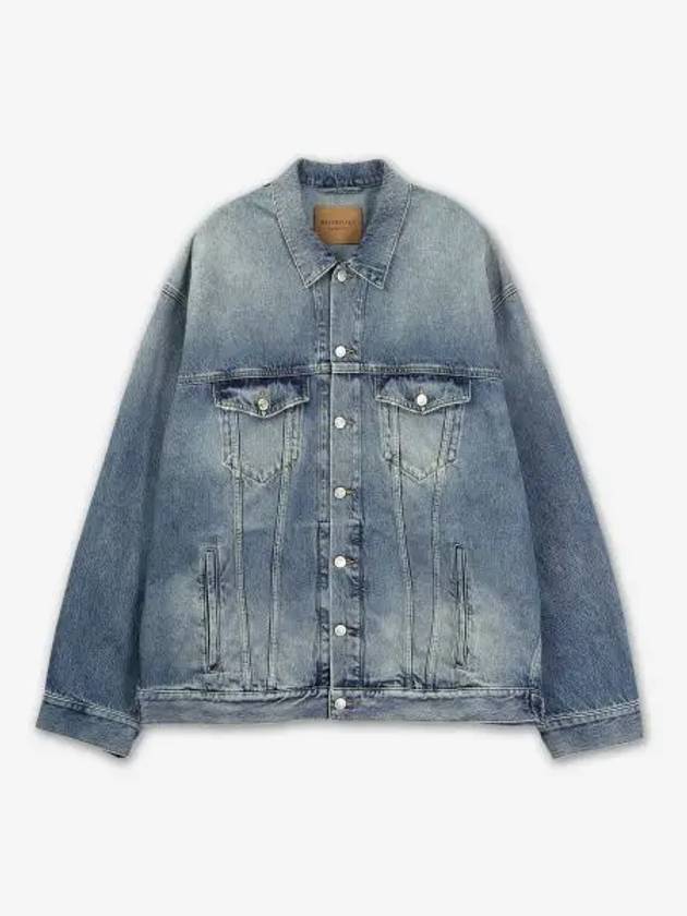 Balenciaga oversized denim jacket - BALENCIAGA - BALAAN 2