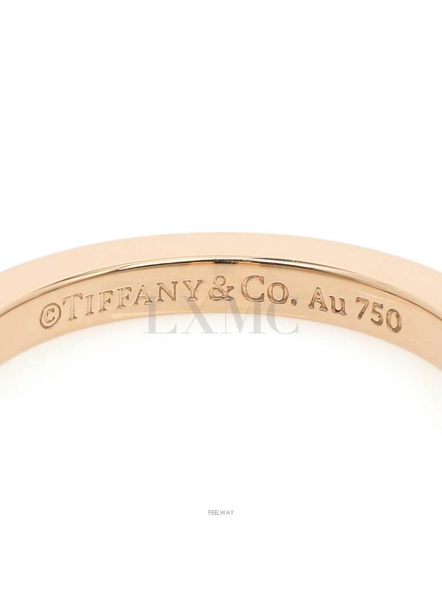 Tiffany T Square Ring Rose Gold 18K Warranty No 21 - TIFFANY & CO. - BALAAN 3