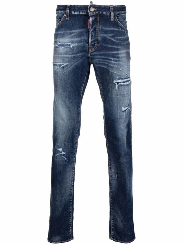 Men's Washed Cool Guy Jeans Blue - DSQUARED2 - BALAAN.