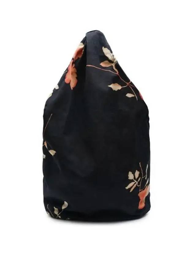 Drip Floral Print Tote Bag Black - OUR LEGACY - BALAAN 3