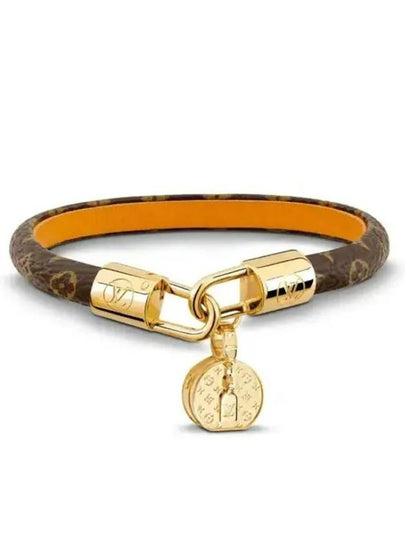 LV Tribute Charm Monogram Bracelet Gold Brown - LOUIS VUITTON - BALAAN 2