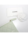 Classic Caviar Mint Clutch Large Champagne Gold A82552 - CHANEL - BALAAN 9