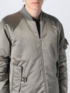 Men's Nylon Bomber Jacket Grey - FENDI - BALAAN 4