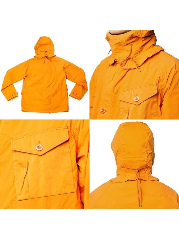 Mid Layer Flap Pocket Hooded Jacket Orange - TEN C - BALAAN 8