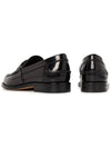 Men's Leather Metal Chain Loafers Black - TOD'S - BALAAN 7