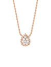 Serpent Bohème pendant xs motif pink gold diamond necklace women - BOUCHERON - BALAAN 1