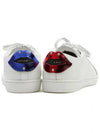 Signature Court Classic Lips Leather Low Top Sneakers White - SAINT LAURENT - BALAAN 6