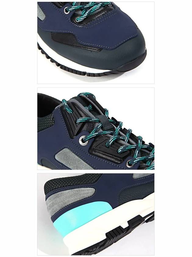 New Trainer Running Low Top Sneakers Navy - LANVIN - BALAAN 6