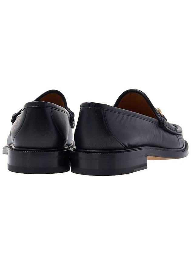 Men's Horsebit Square Loafer Black - GUCCI - BALAAN 5