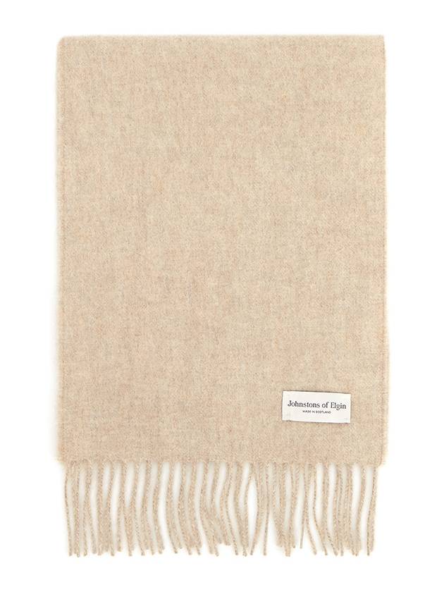 Johnstones of Elgin Scarf HB0210 OATMEAL Unisex - JOHNSTONS OF ELGIN - BALAAN 1