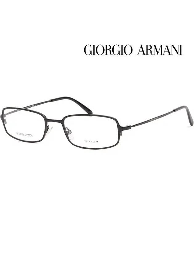 Glasses frame GA826 003 square titanium eyeglasses - GIORGIO ARMANI - BALAAN 1