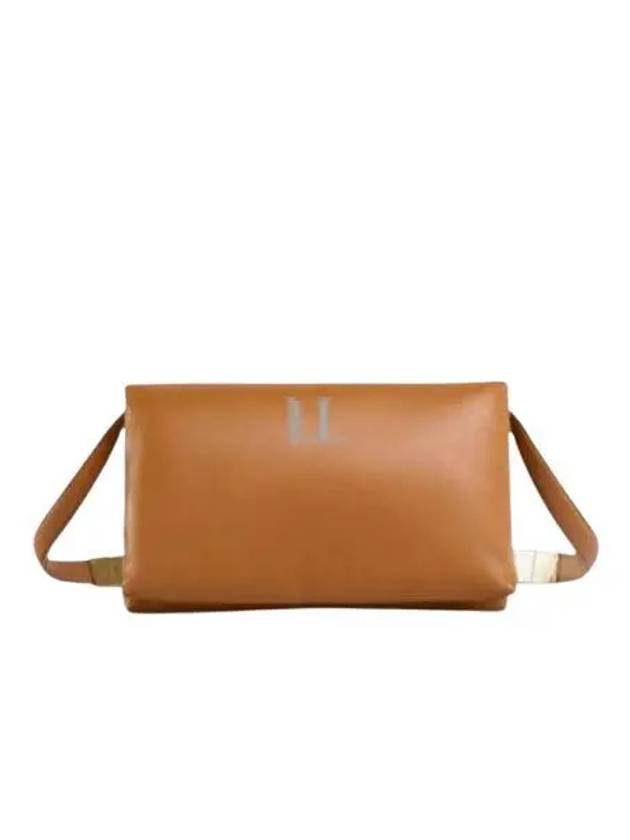 Prisma Medium Leather Shoulder Bag Brown - MARNI - BALAAN 2