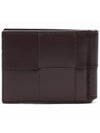 Cassette Money Clip Card Wallet Brown - BOTTEGA VENETA - BALAAN 5