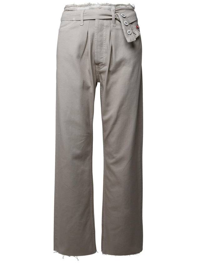 Amish Beige Cotton Jeans - AMISH - BALAAN 1