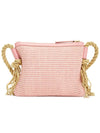 Logo Cotton Shoulder Bag Pink - MARNI - BALAAN 6