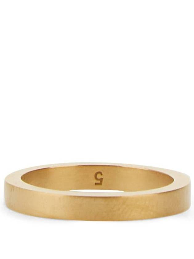 Engraving Logo Palladium Ring Gold - MAISON MARGIELA - BALAAN 3